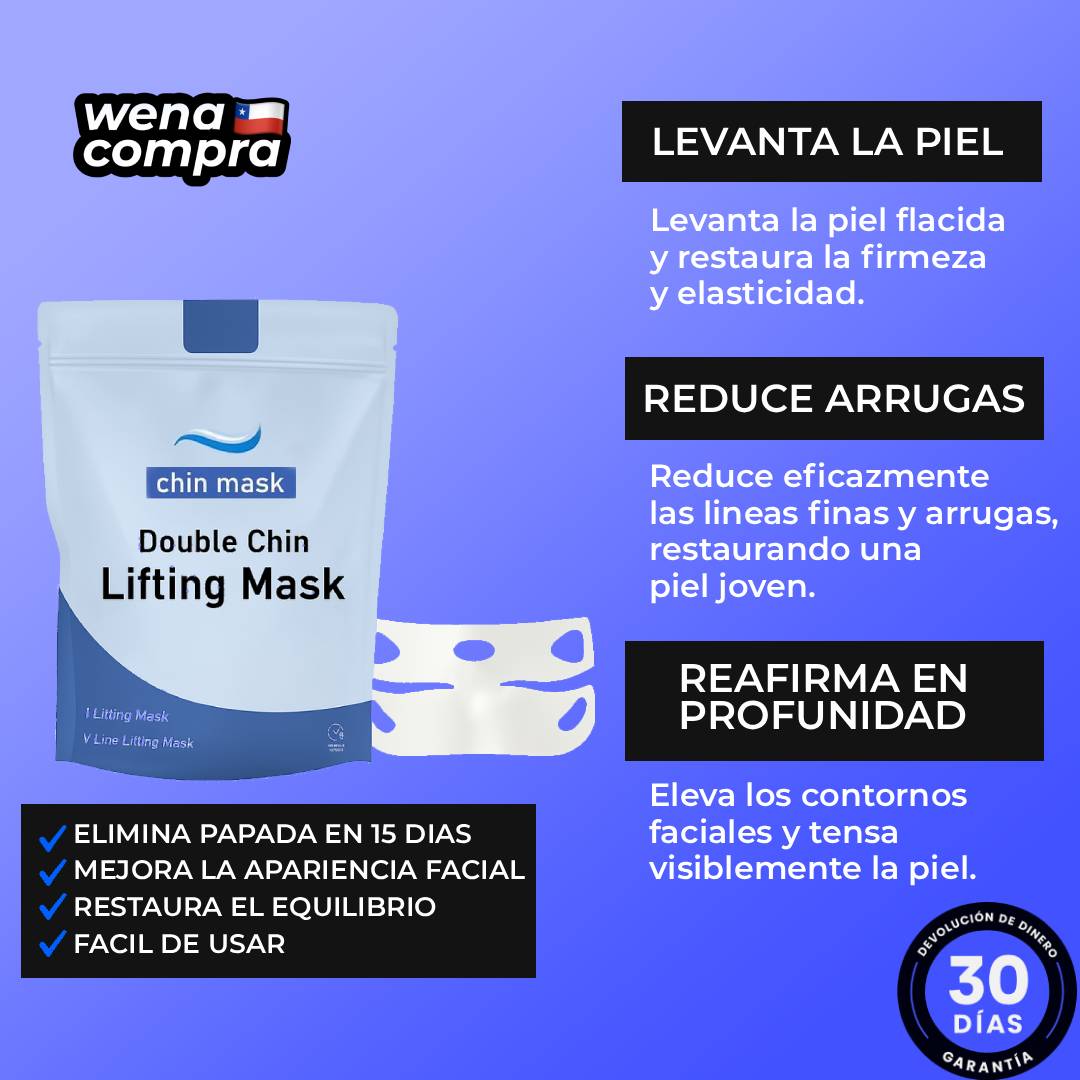 Mascarilla Lifting Facial — Reductora de Papada