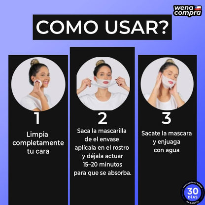 Mascarilla Lifting Facial — Reductora de Papada